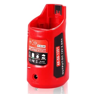 Power Source Adapter 49-24-2310 Charger for Milwaukee 12V Heated Jacket Battery - Picture 1 of 21