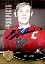 Guy Lafleur Signed 2013 In The Game Hockey Hero Card #10 Montreal Canadiens