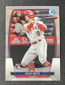2023 Bowman Chrome Zach Neto RC #64 Rookie Card Los Angeles Angels - Picture 1 of 3