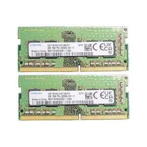 Samsung 2x8GB 1RX8 DDR4-3200 PC4-3200MHz260pin Laptop SODIMM Memory RAM 1.2V % - Picture 1 of 1