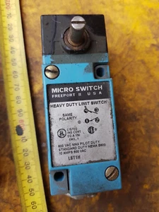 HONEYWELL L8T1H heavy duty limit switch 10Amp 600VAC - Picture 1 of 1