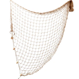 Mediterranean Style Fishing Net Decorative Met Seaside Beach Themed Cargo - Picture 1 of 9