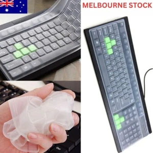 Universal Silicone Keyboard Cover Film for Laptop Notebook Waterproof Dust-proof - Picture 1 of 6