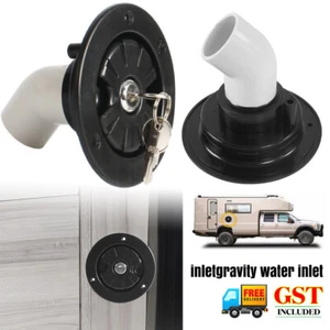 Car Fresh Water Lock Inlet Hatch RV Camper Filler Cap Tank For Caravan Motorhome - Picture 1 of 12
