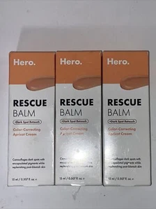 3 Schachteln Rettungsbalsam + dunkler Fleck Retouch Aprikosencreme von Hero Cosmetics, 15ml - Bild 1 von 7