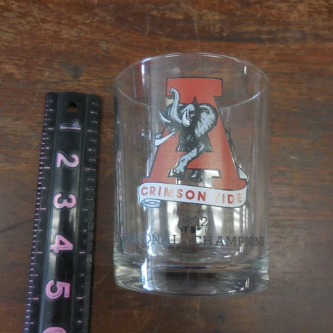 UNIVERSITY OF ALABAMA -1992 NATIONAL CHAMPIONSHIP GLASS Cover