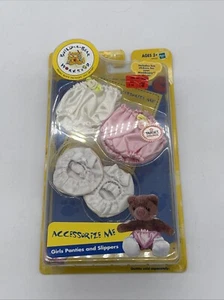 Paquete DMG DE COLECCIÓN Build A Bear Workshop Accessorize Me Niñas Bragas y Zapatillas 2004 - Imagen 1 de 2