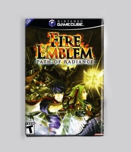 "EMBLEMA DE FUEGO PATH OF RADIANCE GAMECUBE - IMÁN DE NEVERA de 2""x3"" Nintendo juego retro - Imagen 1 de 3