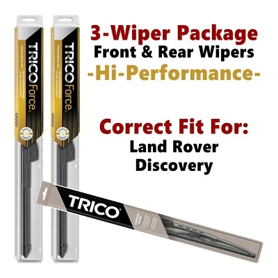 Wipers 3-pk Hi-Performance fits 1994-1999 Land Rover Discovery - 25180x2/30130 - Изображение 1 из 4