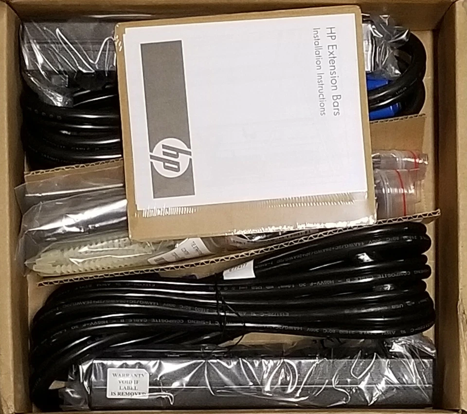 Dos tomas de corriente HPE 5xC13 alimentación y UID LED PDU barras de extensión estándar AF528A Foto 1 de 1