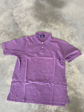 Club Room Polo Shirt Purple Mens Charter Club Large