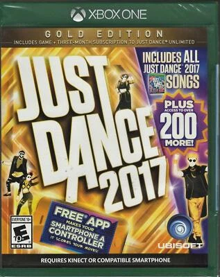 Just Dance 2017 Gold Edition Xbox One (Brand New Factory Sealed US Version) Xbox - Image 1 of 2