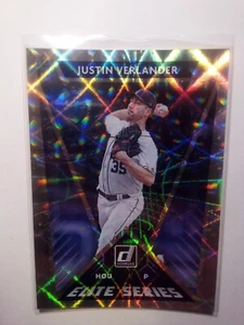 Donruss Justin Verlander Elite Series 2020 /999 #E-7 Astros - Foto 1 di 2