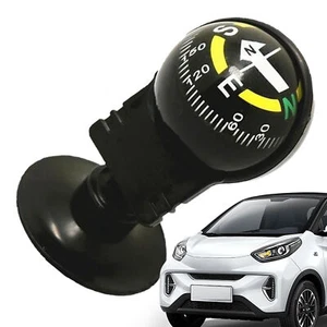 2pcs Car Compass Automotive Compass Ball Adjustable Dashboard Mounted for Hiking - Picture 1 of 10