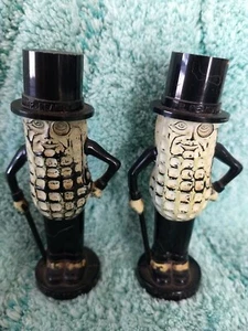 Vintage Pyro Pflanzgefäße Mr. Peanut Kunststoff Salz & Pfefferstreuer Made in USA  - Bild 1 von 8