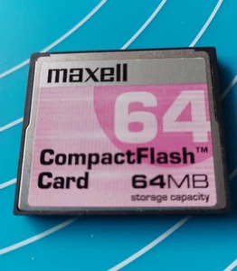 Compact Flash Card 64MB Maxell - Picture 1 of 1