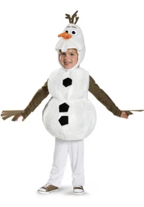 Disguise Baby's Disney Frozen Olaf Deluxe Toddler Costume White Large 4/6 - Picture 1 of 7
