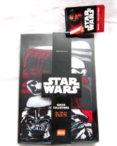 Unisex Disney Star Wars 6 Pairs of Character Size:4-6 Socks-Brand New!AR3S - Picture 1 of 3