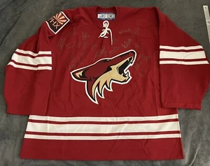 Phoenix Coyotes Reebok Authentic On-ice Team Signed Autographed NHL Jersey Sz 56 - Picture 1 of 10