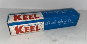 KEEL “The Washing Paper” RARE VINTAGE W/ “Suds” Paper Kee Lox Mfg. Rochester NY