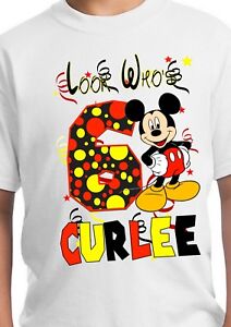 Mickey Mouse Birthday Shirt / Mickey Mouse Shirt / Mickey Mouse Party Supplies