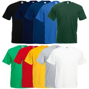 10 Fruit of the Loom T-Shirt Herren T-Shirts Gr. S M L XL XXL 3XL 4XL 5XL NEU - Bild 1 von 18