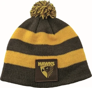 Hawthorn Hawks Official AFL Chunky Knit Baby Infant Winter Supporter Beanie 36cm - Picture 1 of 1
