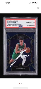 Josh Green Signed 2020-21 Select Prizms Blue #78 RC (PSA | Auto Grade PSA 10) - Bild 1 von 2