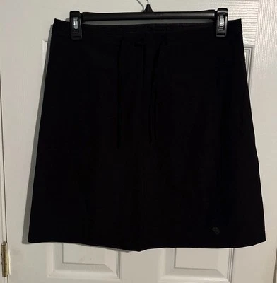 Falda de senderismo Mountain Hardwear Yuma Trekkin negra de nailon elástica para mujer talla 10” Foto 1 de 4