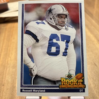 1991 Upper Deck - Russell Maryland #636 (RC) - Image 1 of 2