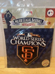 2010 MLB World Series Champions San Francisco Giants Collector Patch Sealed - Picture 1 of 5
