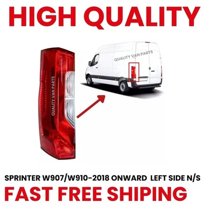 Rear Tail Light Lamp For Mercedes Sprinter W907 W910 Left Passenger Side 2018+ - Image 1 of 4