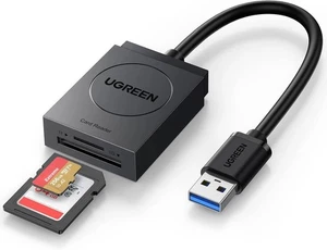 UGREEN SD Card Reader, USB 3.0 to TF/SD Cards Adapter, External Memory Card Dual - Picture 1 of 9