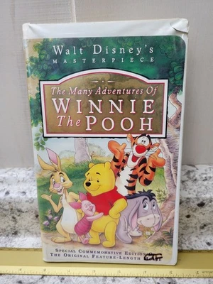 The Many Adventures of Winnie the Pooh VHS 1977 Animation Special Edition Disney - Image 1 of 2