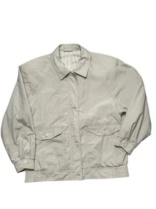 Vintage Dannimac Royale Harrington Jacket Beige Made in UK Size XL - Picture 1 of 14