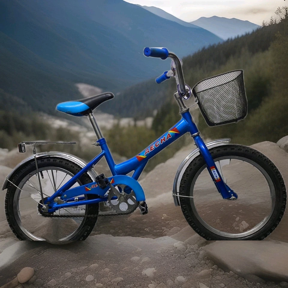 Bici 16" Bicicletta per Bambino - Blu Bicicletta 16 - Immagine 1 di 3