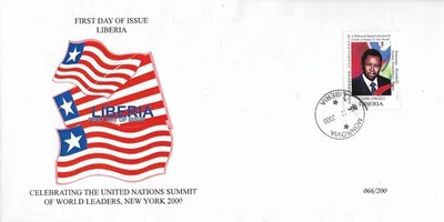 Liberia 1999 Rare FDC Botswana President Festus Gontebanye Mogae MNH - Image 1 of 2