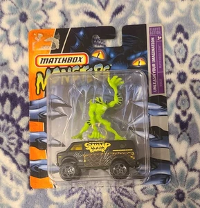 2006  Matchbox Monsters 1:64 DieCast Set "Green Monster Vs. BlackChevy Van" New - Picture 1 of 8