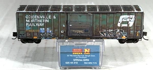 MICRO-TRAINS 50' CAJA LATERAL ACANALADA COCHE DESGASTADO/GRAFFITI SRN/ex-GRN 02544210 - Imagen 1 de 3