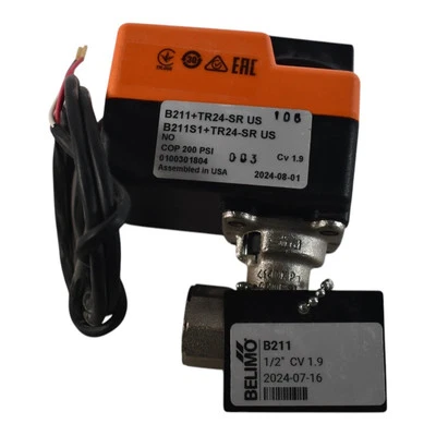 NEW Belimo B211+TR24-SR US Characterized Control Valve (CCV), 1/2'', 2-way - Image 1 of 4