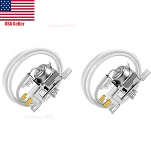 2198202 Refrigerator Thermostat Control, Sears ,Whirlpool Kenmore 1110552 2-PACK - Picture 1 of 9