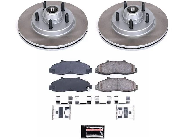 Kit de pastillas de freno delanteras y rotor para Lincoln Blackwood KH312WY 2002 Foto 1 de 1