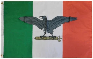 Italy Socialist Republic 1944 War Premium 100D Woven Poly Nylon 2x3 2'x3' Flag - Picture 1 of 4