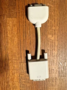 Genuine OEM Apple/Mac 603-8525 DVI to VGA Adapter Cable - Zdjęcie 1 z 2