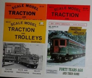 Scale Model Traction And Trolleys Quarterly Magazine - Lot of 4 - 1980-2004 - Picture 1 of 1