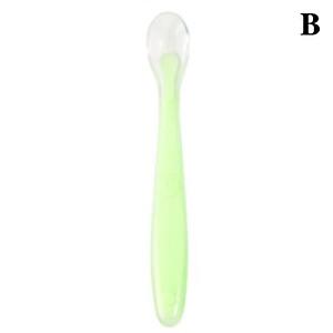 Baby Soft Silicone Spoon Training Self Feeding Spoon for Kids Toddler Children,