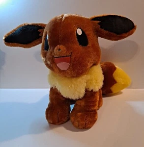 Eevee Pokemon Plush Build A Bear BAB Stuffed Animal Nintendo 16" Talks Toy - Picture 1 of 10