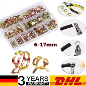 100-Federband-Sortiment für elastische Schellen für Schlauchschellen 6–17mm NEU - Picture 1 of 10