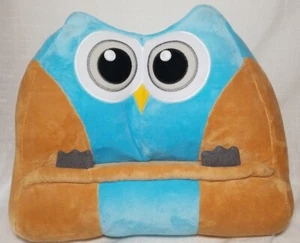Owliver Bookrest Pillow Book Tablet eReader iPad Plush Owls EUC Clean Bedtime - Picture 1 of 8