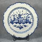 Antique Liverpool  Leeds Pearlware Pagoda And Fence Pattern Plate C1780   Exc And 